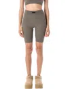 Fear Of God Knit Biker Shorts With Ribbed Texture In Gray