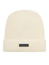 Fear Of God Knitted Hat With Logo In Nude