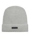 Fear Of God Knitted Hat With Logo In Nude