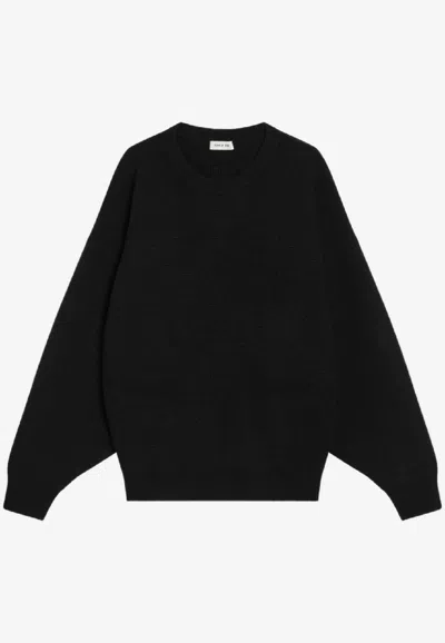 Fear Of God Knitted Wool Sweater In Black