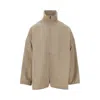 Fear Of God L-blend High Neck Jacket In Neutral