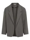 Fear Of God Casual Jacket With Notched Lapel And Soft Texture In Gray