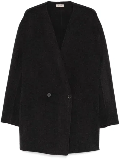 Fear Of God Lapelless Blazer In Black
