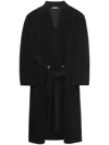 Fear Of God Double-breasted Wool Coat In Black