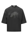 Fear Of God Mens Black Le Panteres Relaxed-fit Cotton-jersey T-shirt Xl In Gray