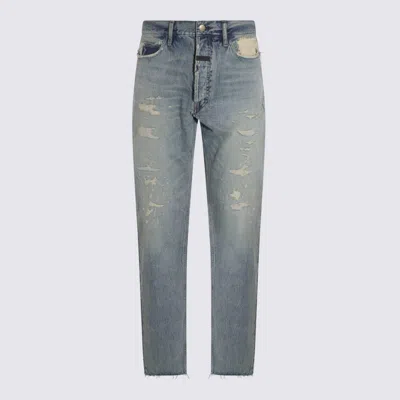 Fear Of God Light Blue Cotton Denim Jeans