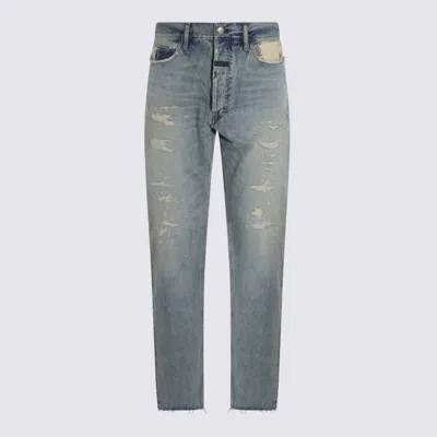 FEAR OF GOD FEAR OF GOD LIGHT BLUE COTTON DENIM JEANS