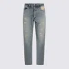 Fear Of God Repaired Classic Jeans In Blue