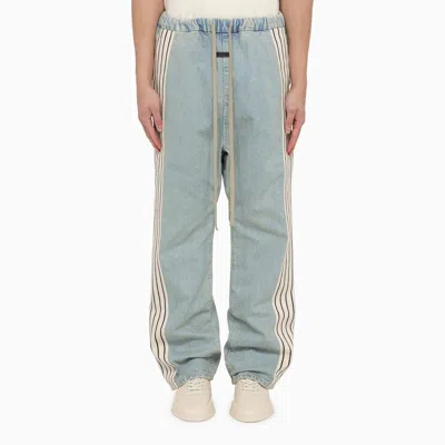 FEAR OF GOD FEAR OF GOD LIGHT BLUE DENIM DRAWSTRING JEANS