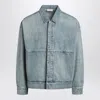 Fear Of God Denim Trucker Casual Jackets And Parka Blue
