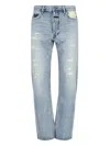 Fear Of God Repaired Classic Jeans In Blue