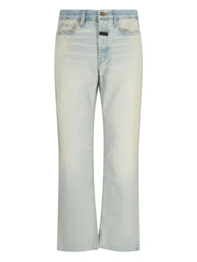 Fear Of God Light Blue Straight-leg Jeans