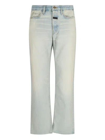 Fear Of God Light Blue Straight-leg Jeans