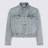Fear Of God Light Indigo Cotton Denim Jacket In Blue