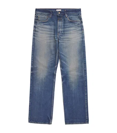 FEAR OF GOD LIGHT WASH STRAIGHT JEANS