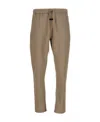 Fear Of God Logo Casual Pants In Brown