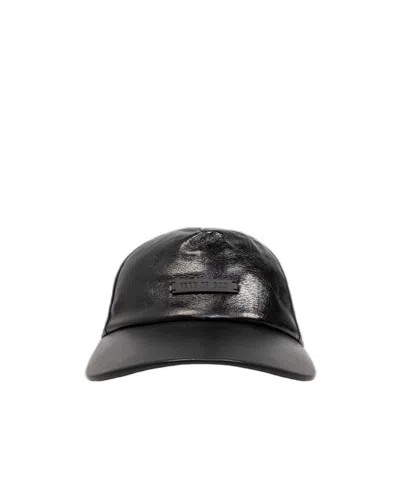 Fear Of God Logo Hat In Black
