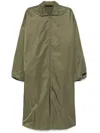 Fear Of God Logo-lettering Coat In Green