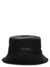 Fear Of God Logo Patch Bucket Hat In Black