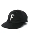 Fear Of God Felted F Baseball Cap In Black