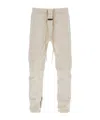 Fear Of God Logo Patch Drawstring Sweatpants In White