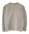 Fear Of God Logo Patch Knitted Jumper In Gray