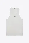 FEAR OF GOD LOGO-PATCH RIBBED TANK TOP