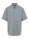 Fear Of God Short Sleeve Shirt With Classic Collar In Grey