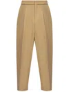 Fear Of God Logo-patch Wool Trousers In Neutrals