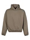 Fear Of God Logo-print Hoodie In Brown