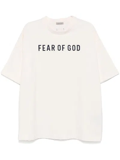 Fear Of God Eternal Oversized Logo-detailed Cotton-jersey T-shirt In Grey