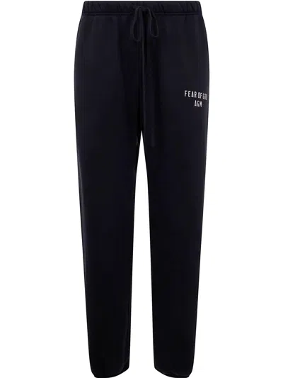 Fear Of God Logo Printed Drawstring Track Pants