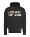 Fear Of God Hooded Knitwear With Ribbed Cuffs And Hem In Blue