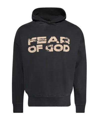 FEAR OF GOD FEAR OF GOD LOGO PRINTED HOODIE