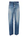 Fear Of God Straight Five-pocket Trousers Featuring Belt Loops In Blue