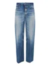 Fear Of God Straight Five-pocket Trousers Featuring Belt Loops In Blue