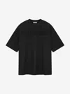 Fear Of God Drop-shoulder T-shirt In Black