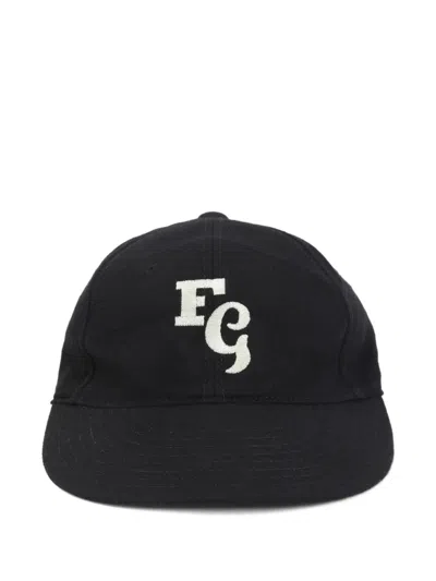 Fear Of God Logo-embroidered Baseball Cap In Black