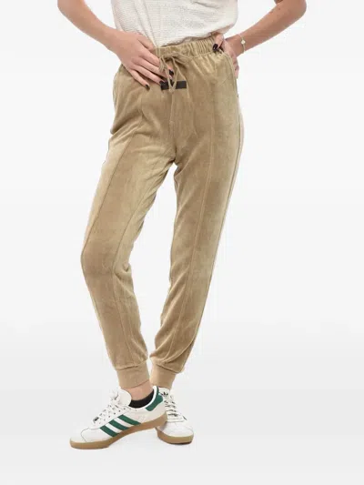 Fear Of God Logo-patch Track Pants In Brown