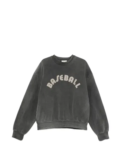 Fear Of God Long-sleeved Crew Neck Sweatshirt In Green