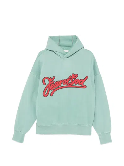 Fear Of God Long-sleeved Sweatshirt In Green