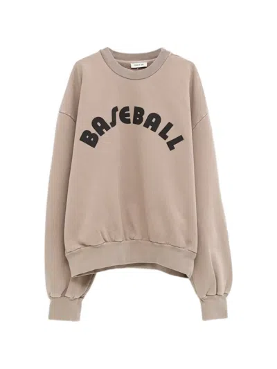 Fear Of God Logo-print Sweatshirt In Neutral