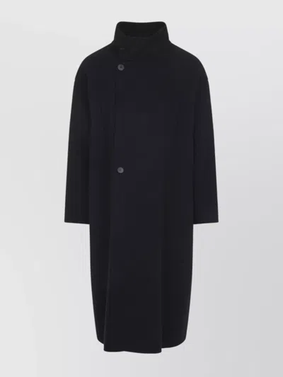 FEAR OF GOD LONG HIGH COLLAR BUTTON DETAIL COAT