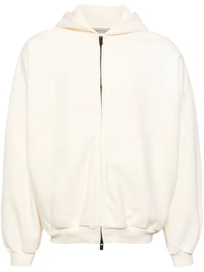 Fear Of God Long-sleeve Cotton Hoodie In Neutrals