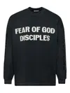 Fear Of God Long-sleeve Cotton T-shirt In Black