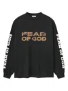 Fear Of God Long-sleeve Graphic Tee In Black