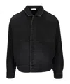 Fear Of God Oversized Denim Trucker Jacket In Black