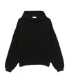 Fear Of God Oversized Hooded Sweatshirt With Ribbed Finish In Black