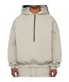 Fear Of God Long-sleeved Hooded Sweatshirt In Gray