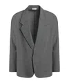 Fear Of God Gray Single-breasted Jacket In Cotton And Wool In Gray